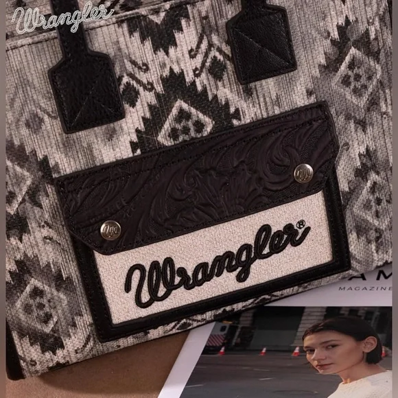 Montana West Wrangler Aztec Tote Bag new in Packaging with Dust bag